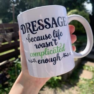 'Complicated Dressage' Mug