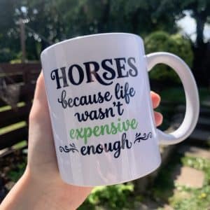 'Expensive Horses' Mug