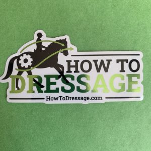 'HowToDressage Full Logo' Sticker